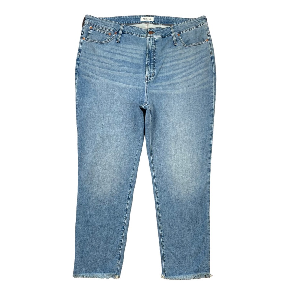 NWT Madewell The Perfect Vintage Jean Frayed Hem Jeans Women’s Plus Size 36